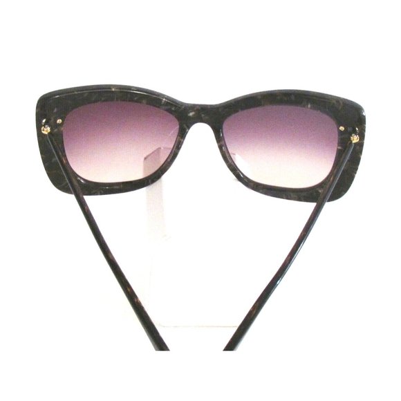 Derek Lam Black Cat-Eye Gradient Lenes Large Designer Sunglasses main image 8